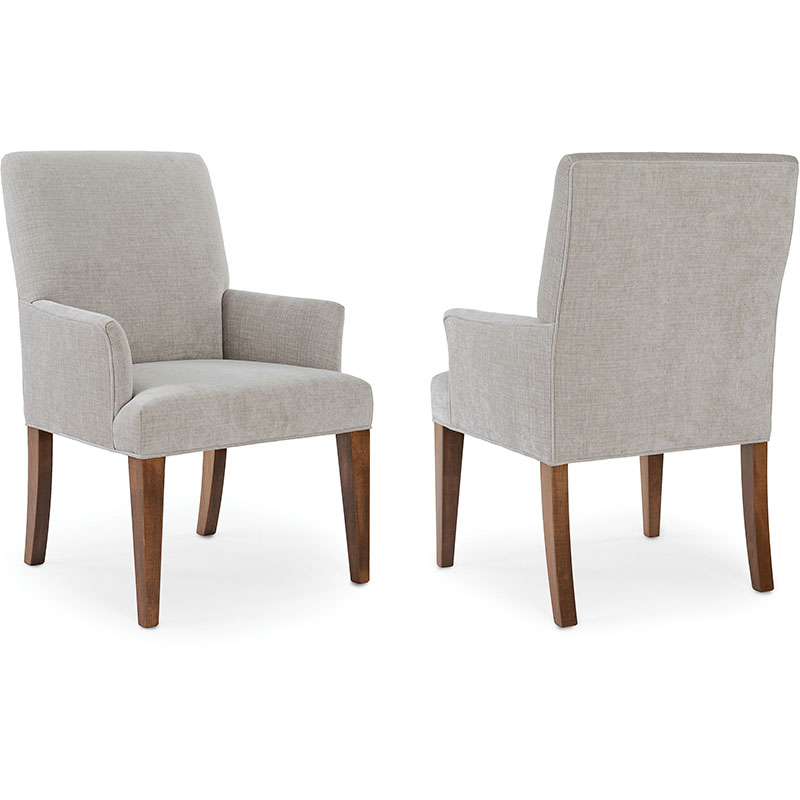 D100 Arm Dining Chair - Fabric
