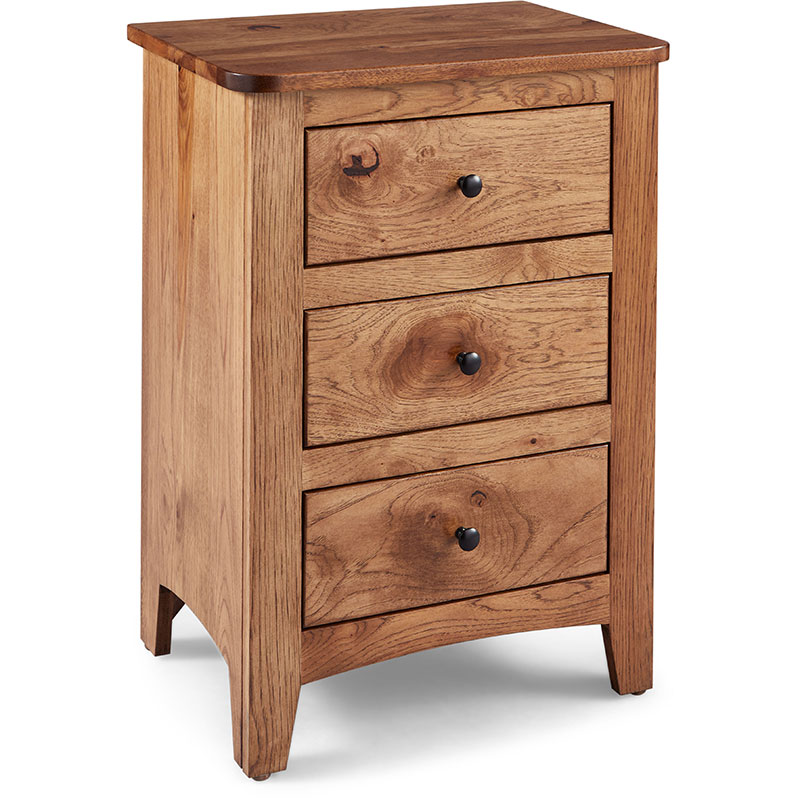 Dover 3 Drawer Nightstand