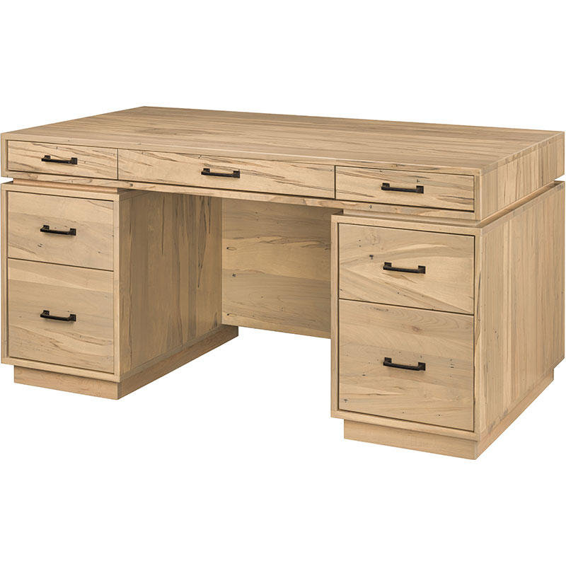 Bordeaux Double Pedestal Desk