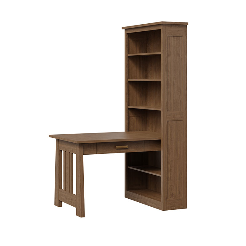 Freemont Mission Bookcase Desk