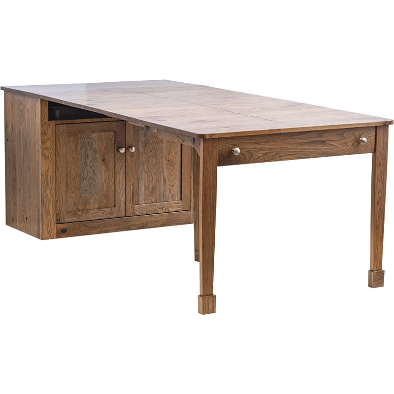 Janesville Island with Pullout Table