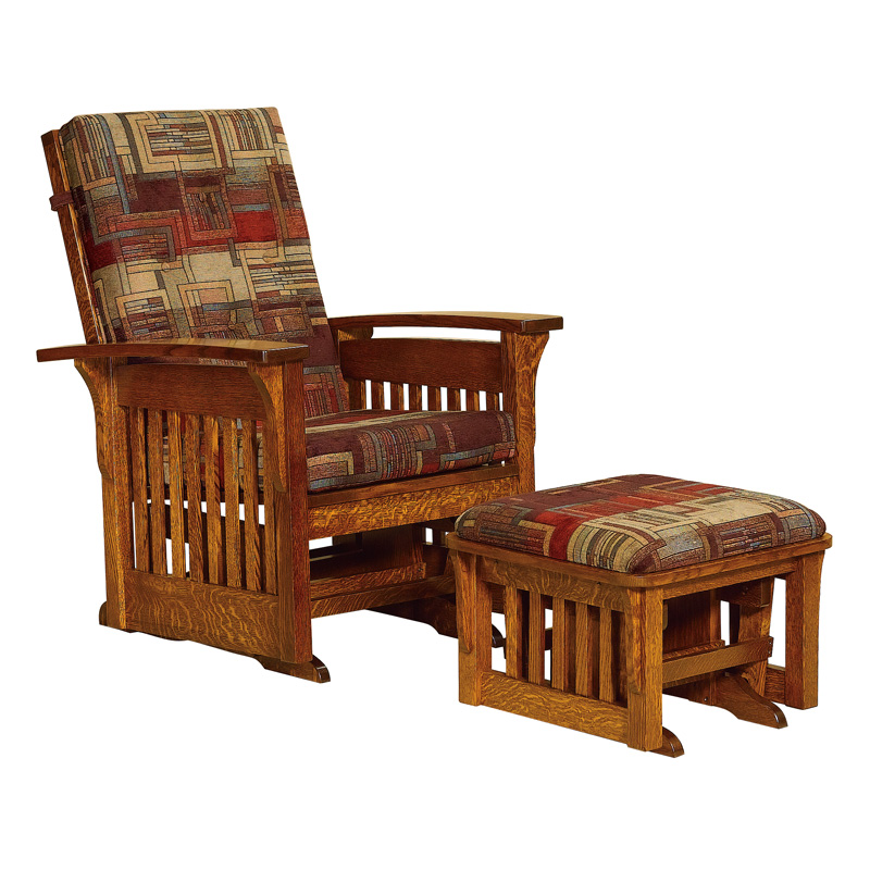 amish glider rocking chair