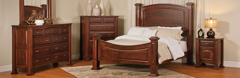 San Marco Panel 6 Piece Bedroom Suite from DutchCrafters Amish
