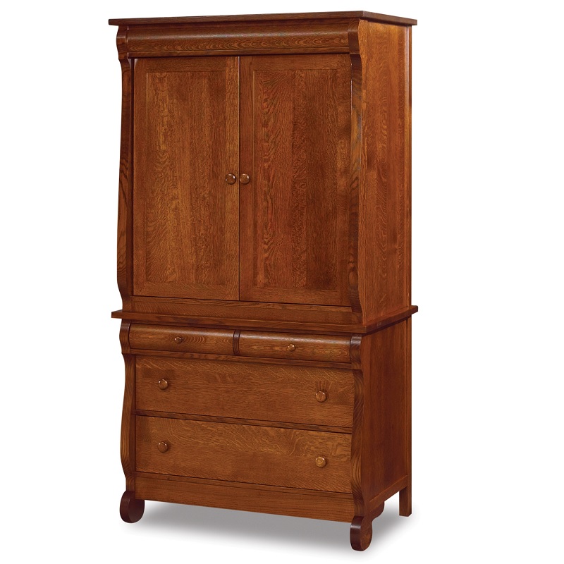 Old Classic Sleigh Armoire 41"W