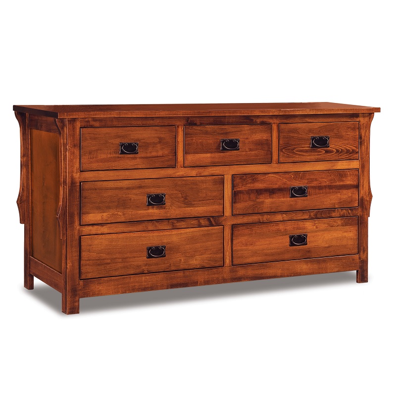 Stick Mission 7 Drawer Dresser 60"