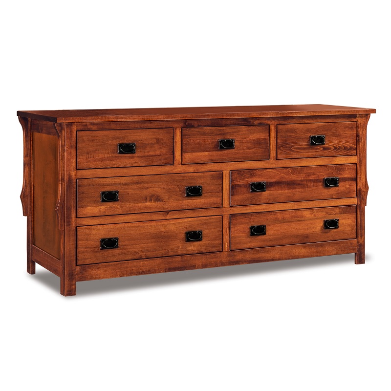 Stick Mission 7 Drawer Dresser 73"